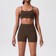 Breathable workout shorts sets for training Eco