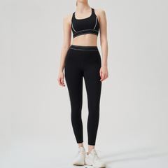 Stylish women’s white workout set