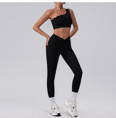 Soft white activewear set for daily comfort