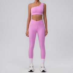 Soft white activewear set for daily comfort