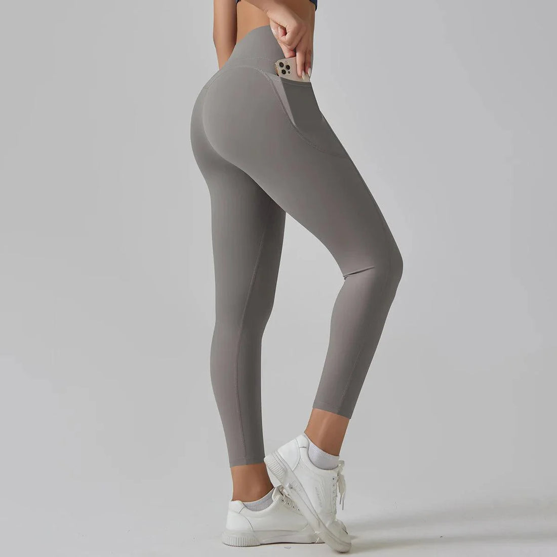 Gray leggings