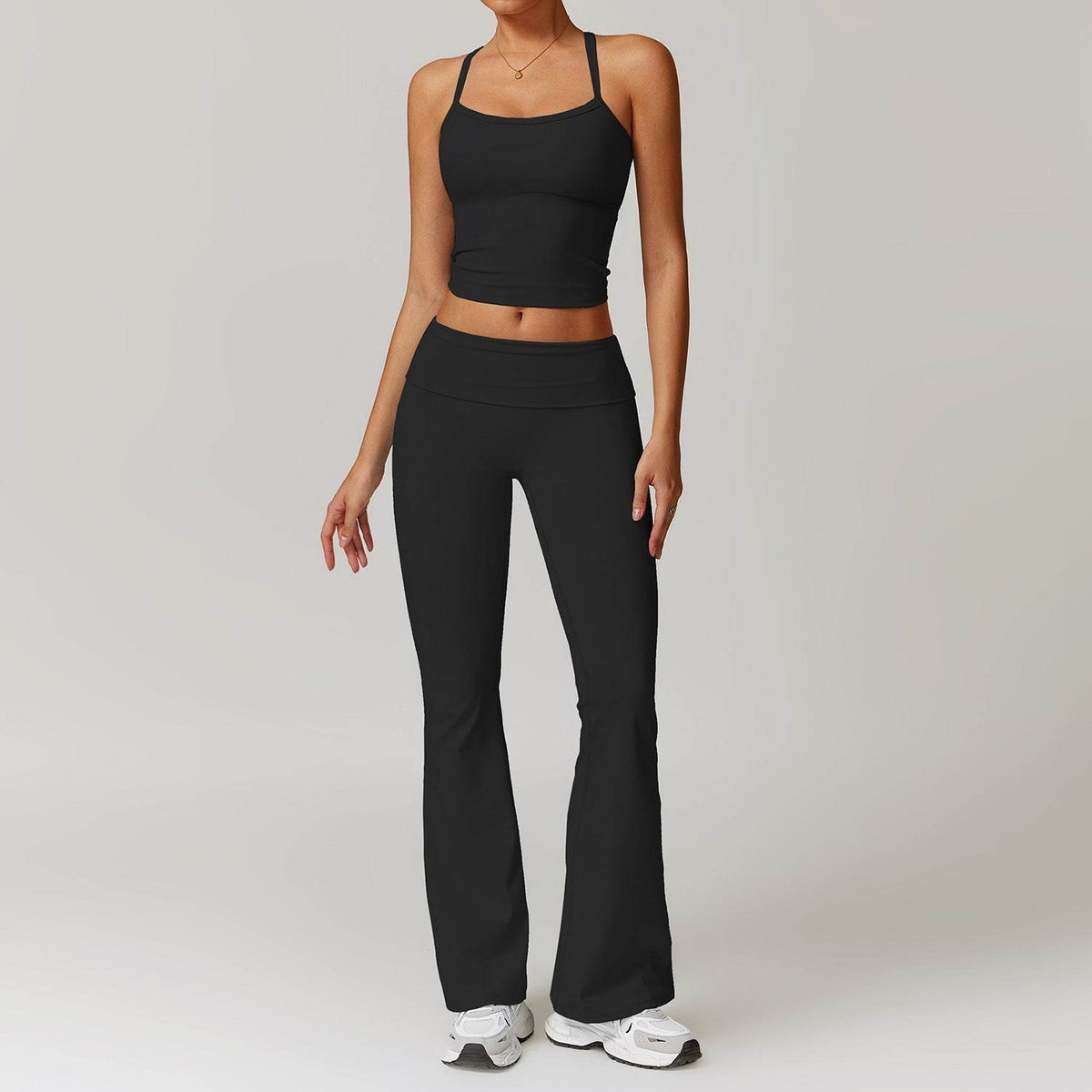 Comfortable cute workout sets for yoga and fitness routines - LANIZI