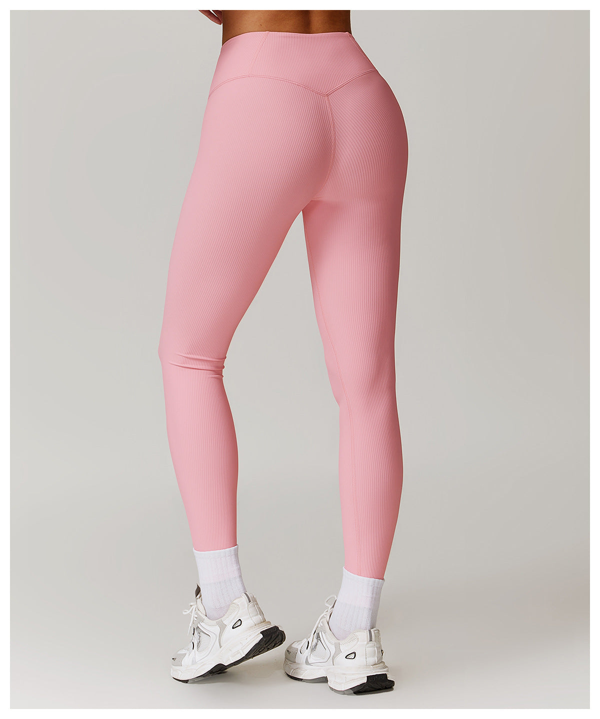 Minimalist white leggings for modern looks