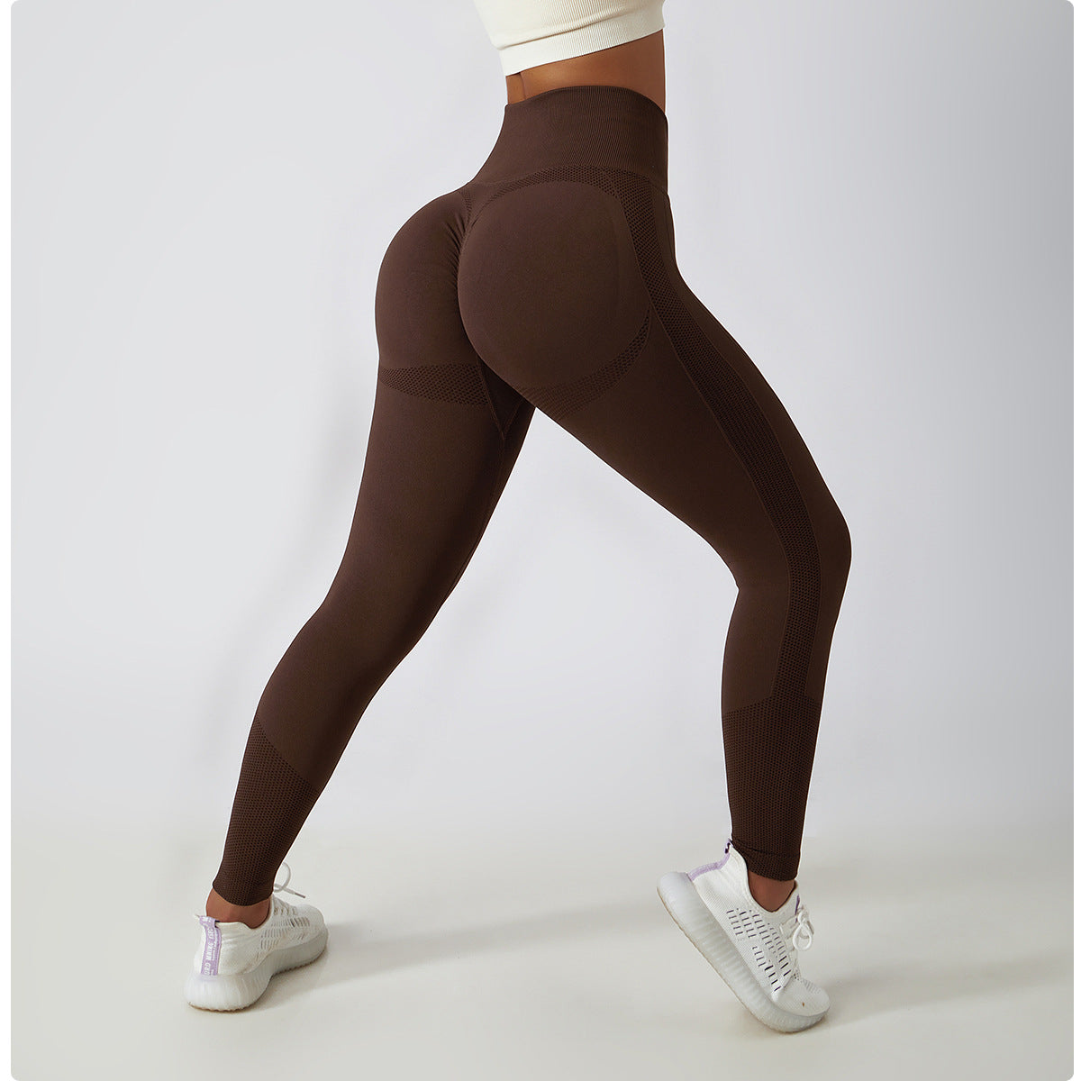 Soft grey leggings for yoga and pilates