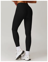 Minimalist white leggings for modern looks