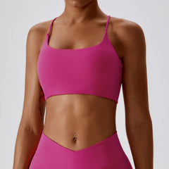 cross back sports bra 1