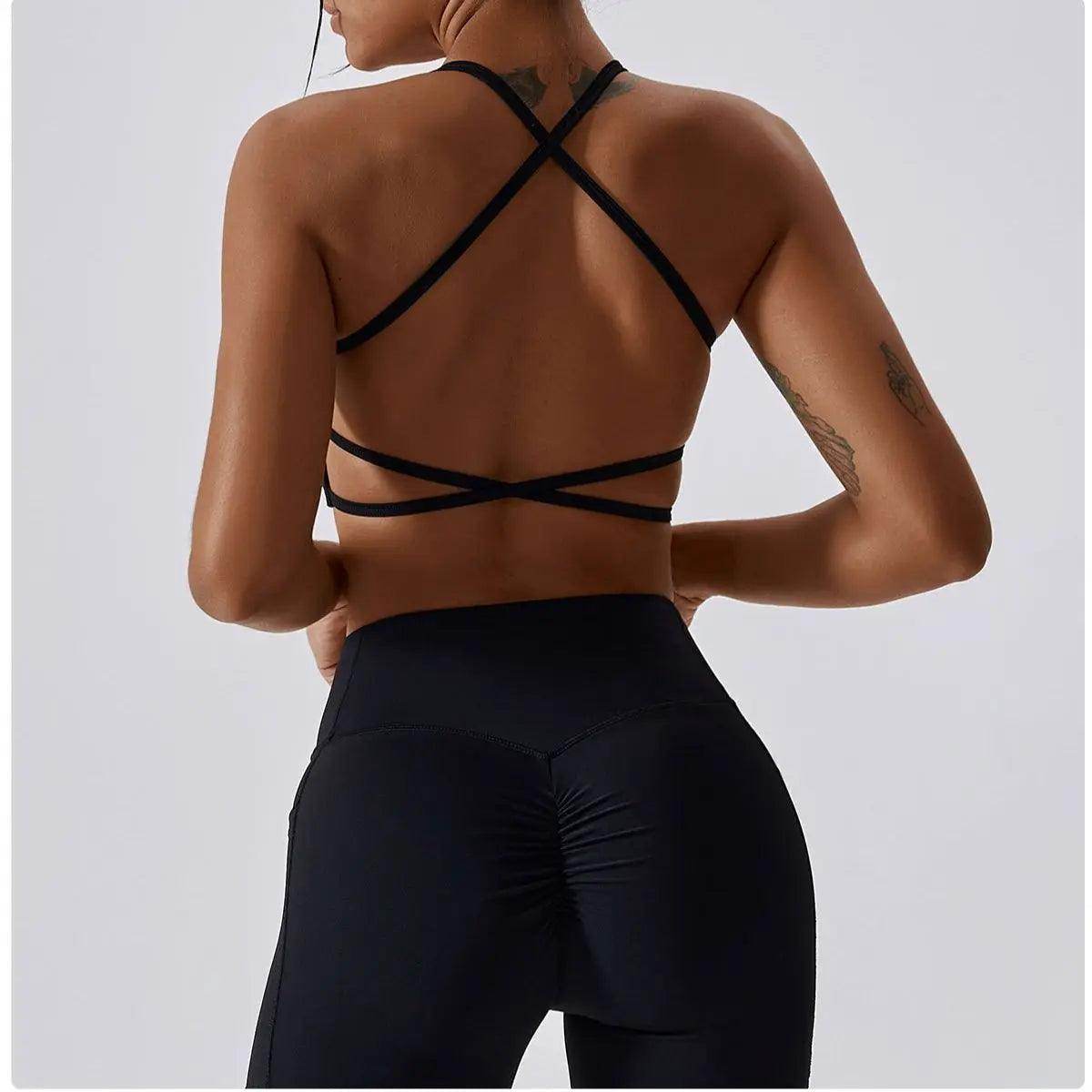 Backless sports bra combining fashion and functionality - LANIZI