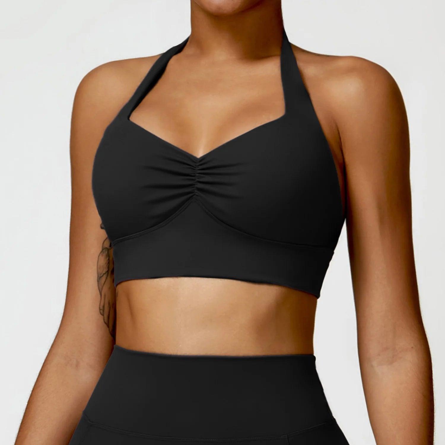 v neck sports bra 7