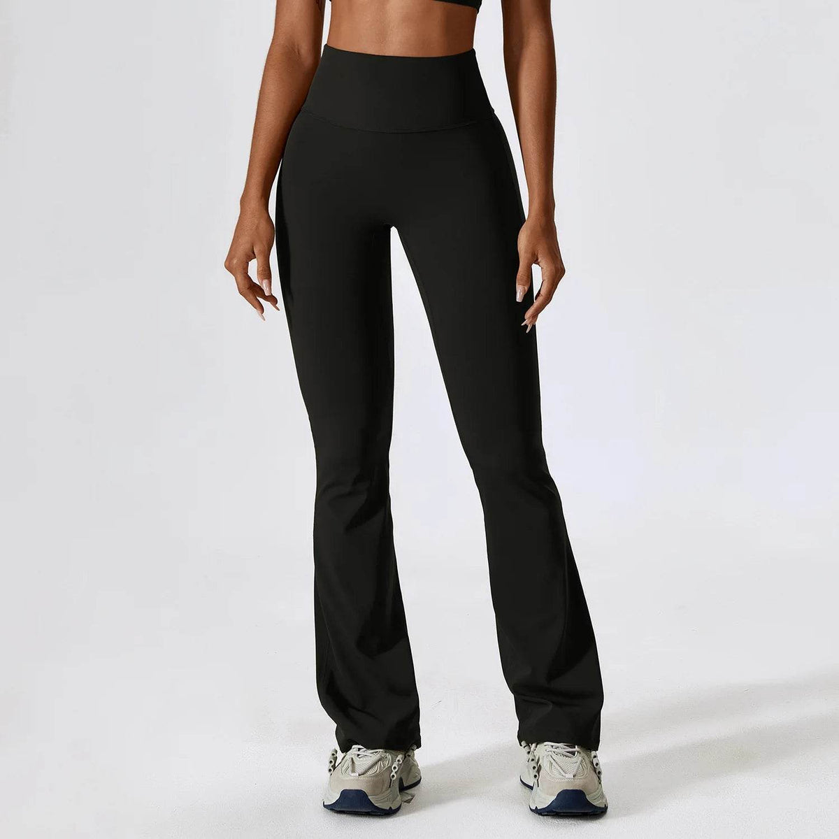 Flare Leggings Black Stylish and Comfortable - LANIZI
