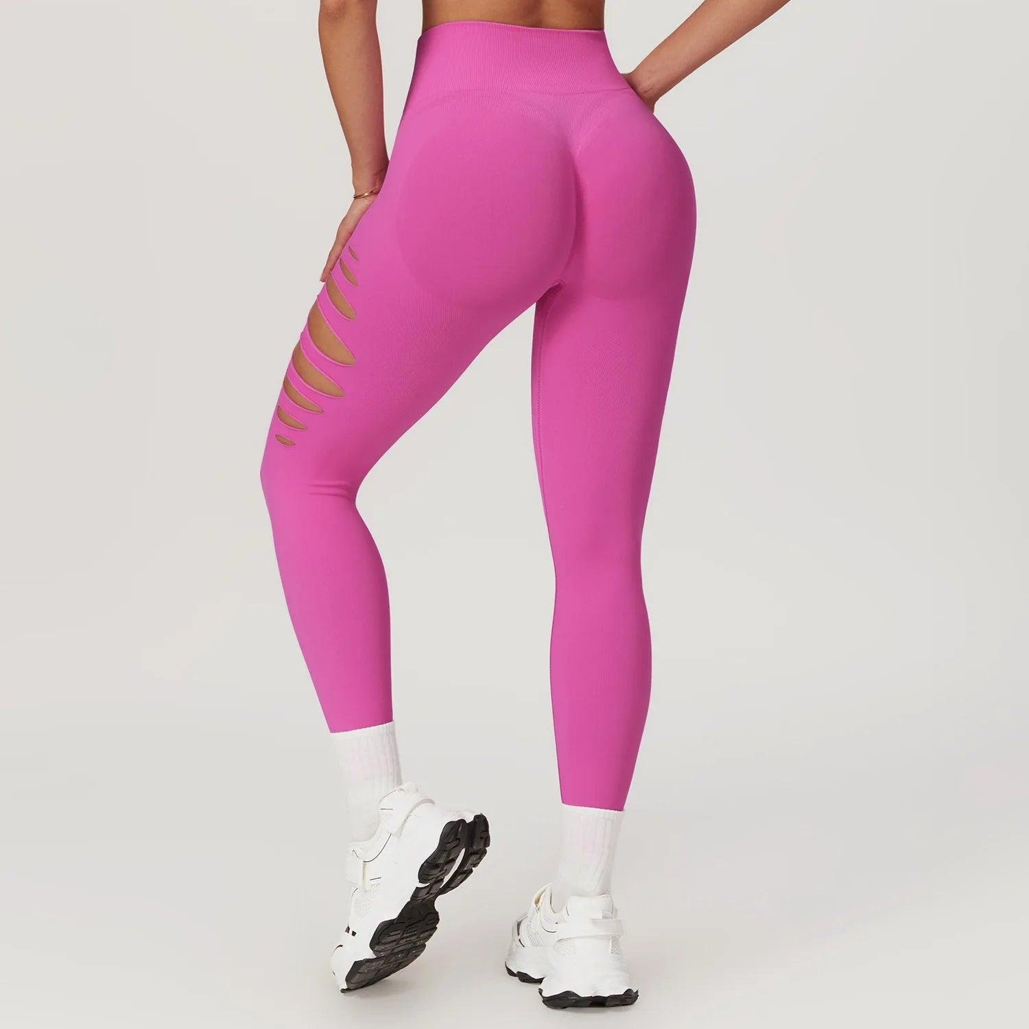 pink flare leggings 3