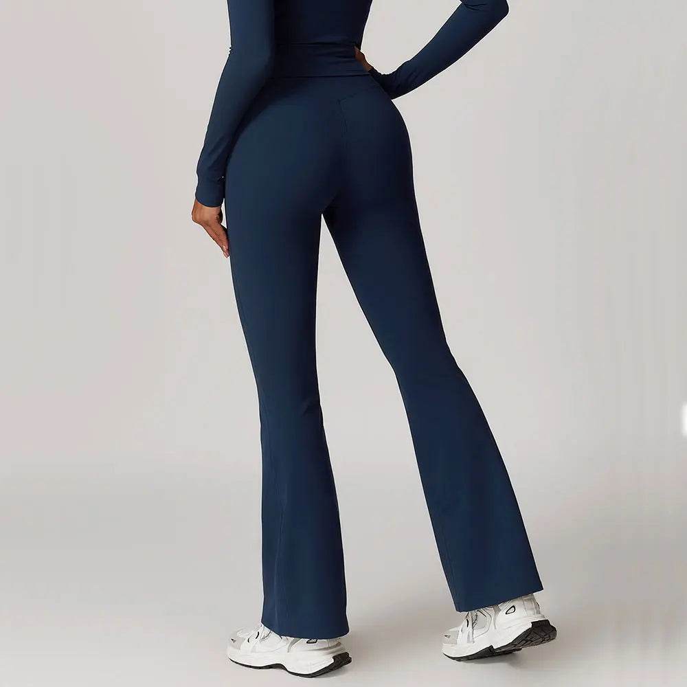 Flare Leggings Short Perfect Fit for Petite Women - LANIZI