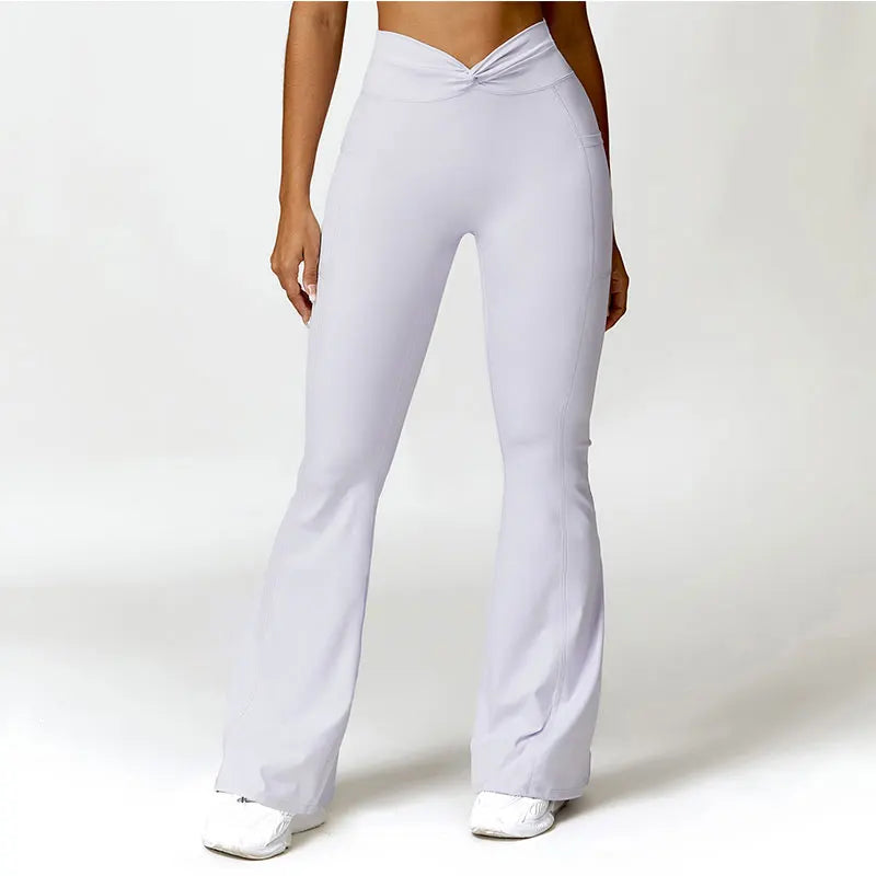 Women's Flare Leggings white 1