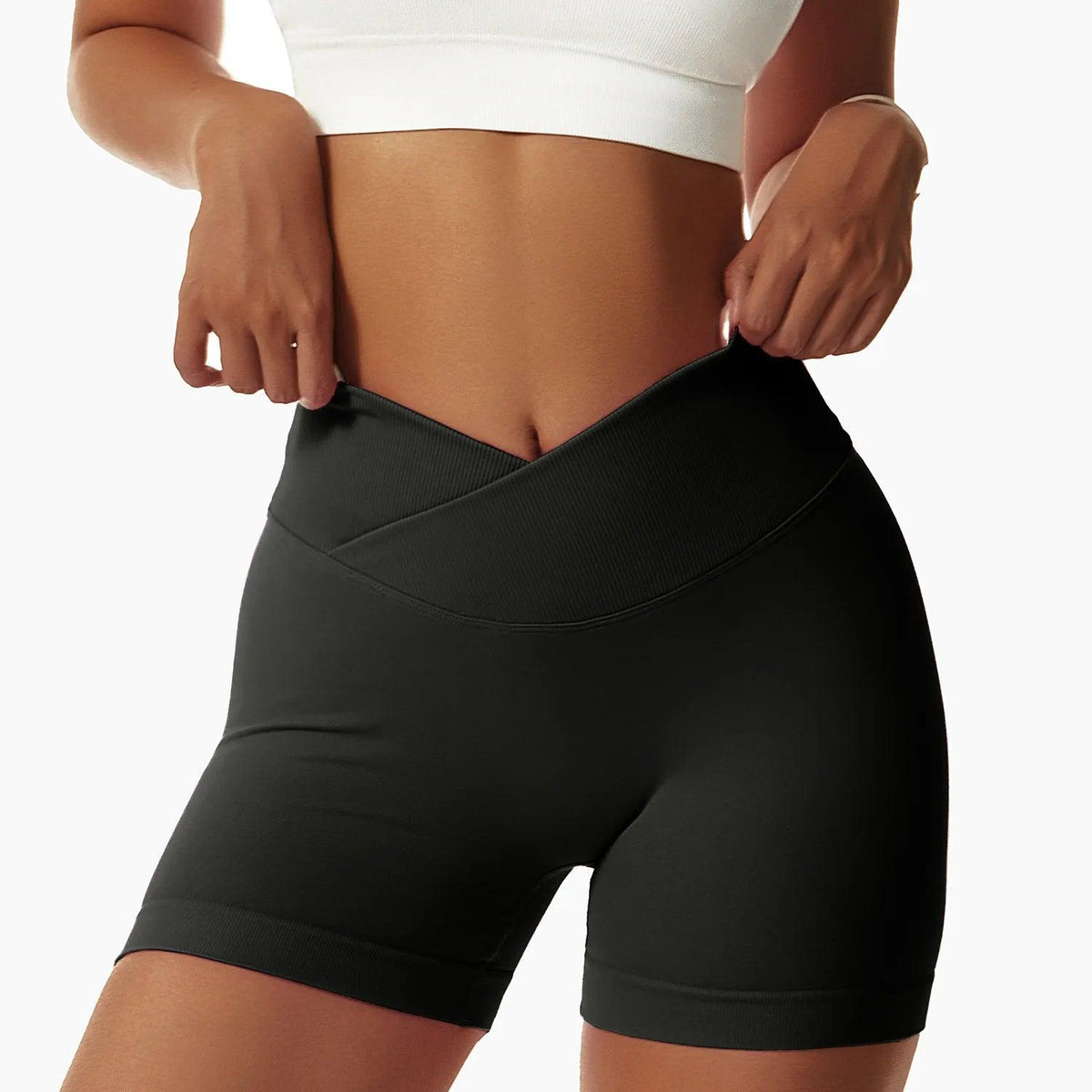 Affordable black athletic shorts for all activities	