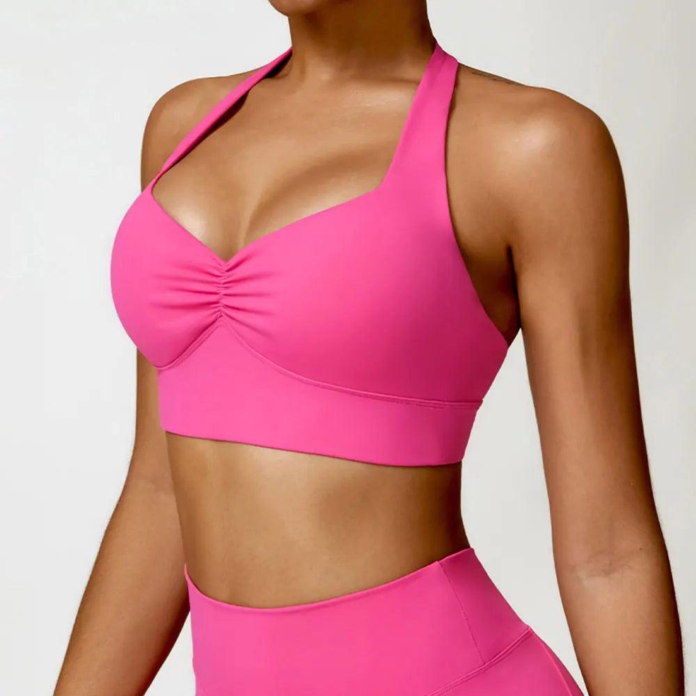 v neck sports bra 1