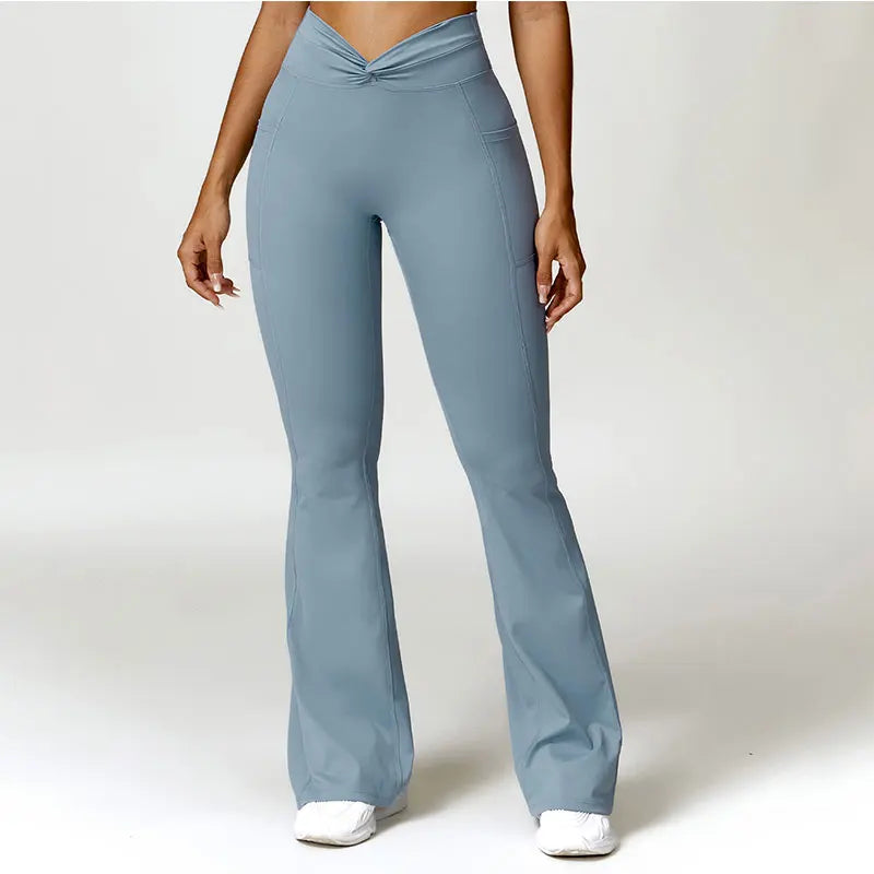 Women's Flare Leggings blue 1