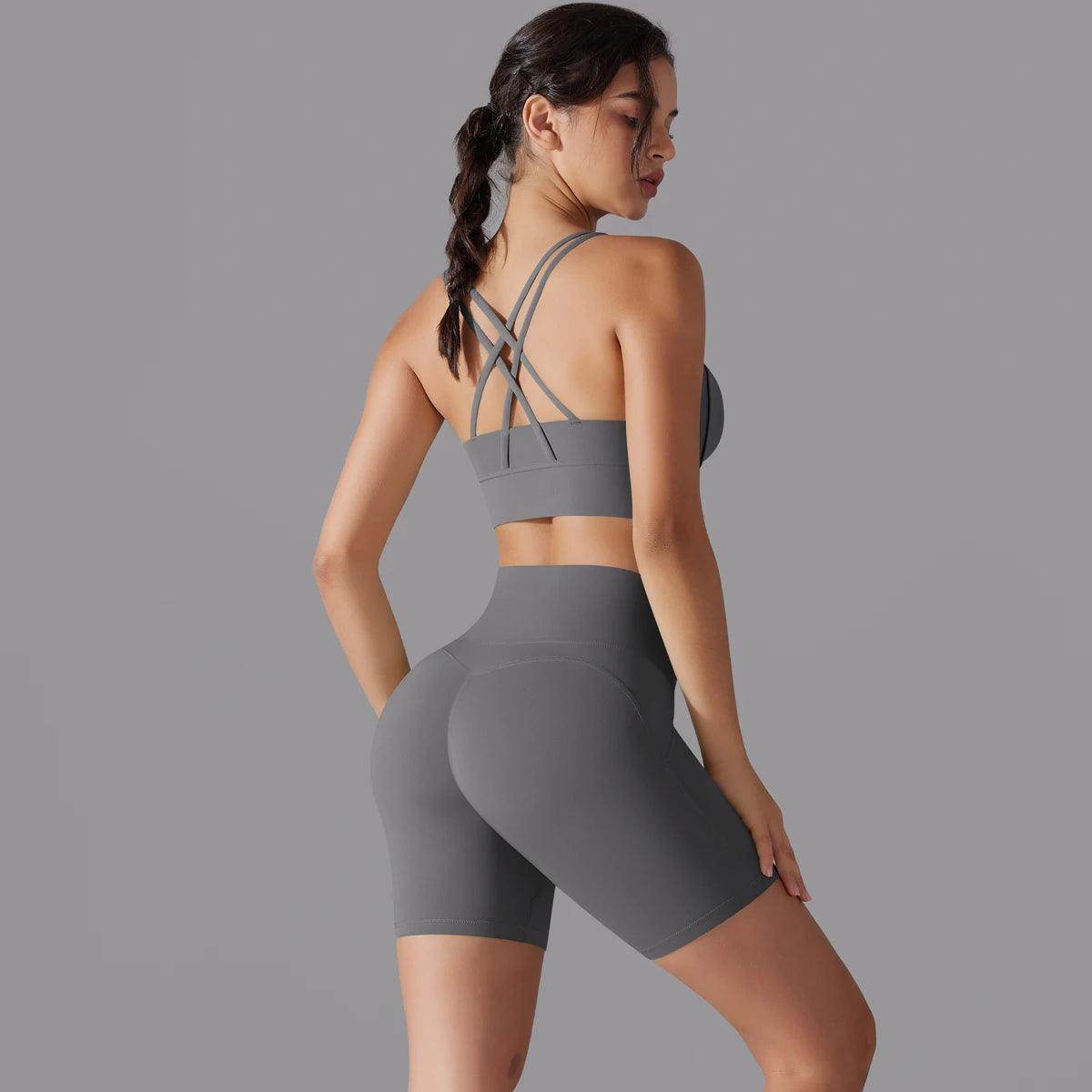 Breathable workout shorts women for running and training - LANIZI