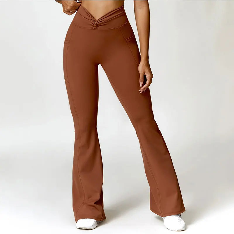 Women's Flare Leggings brow 1