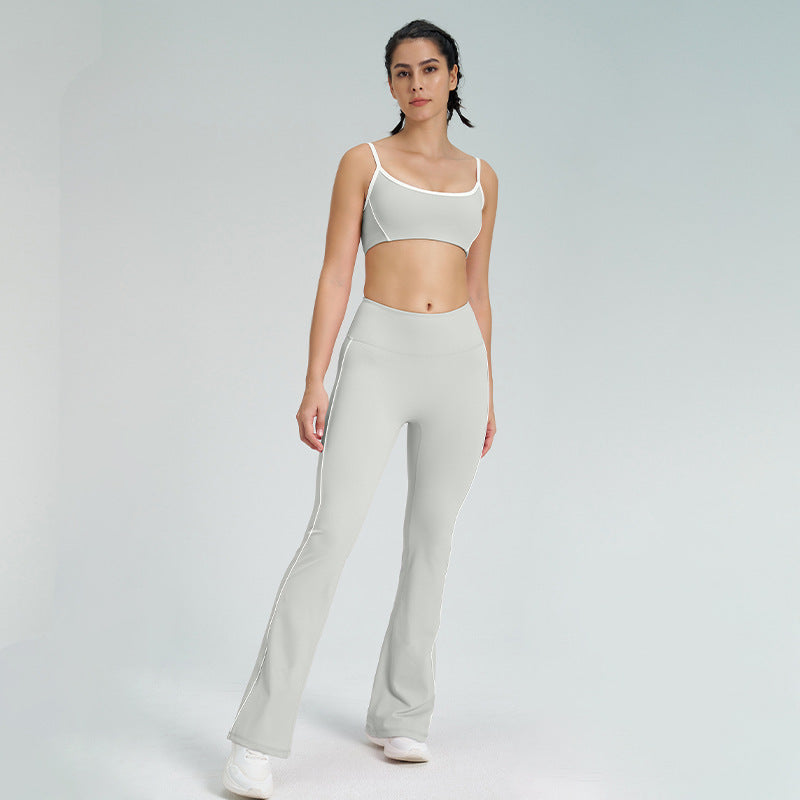 Pink gym wear set for stylish workouts