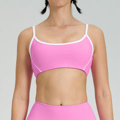 Pink gym wear set for stylish workouts